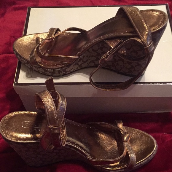 Coach Shoes - Coach Sandals (used)